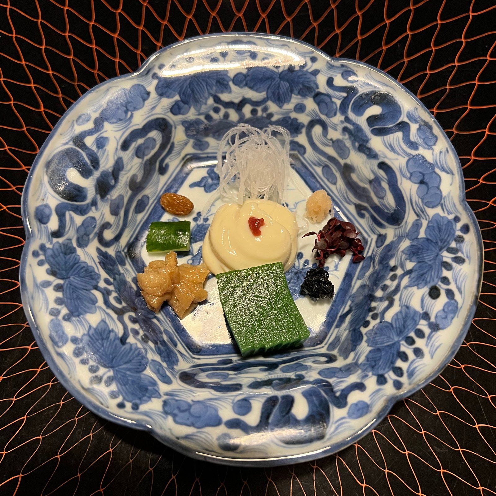 Tofu sedoso con verduras